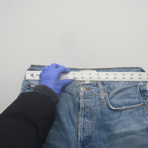 Agolde Low Slung Baggy Jeans in Libertine Size 25 - Picture 12 of 13